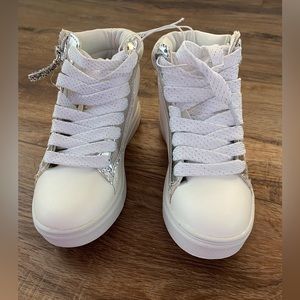 Justice Girls Size 12 High Top Sneakers
